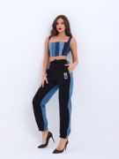6890 KOT CROP-MAVİ resmi